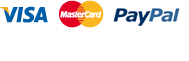 VISA MasterCard PayPal UnionPay Dinners Club